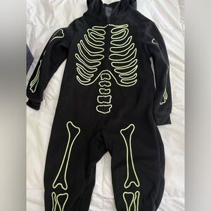 Kids Skeleton Glow-in-the-Dark One Piece